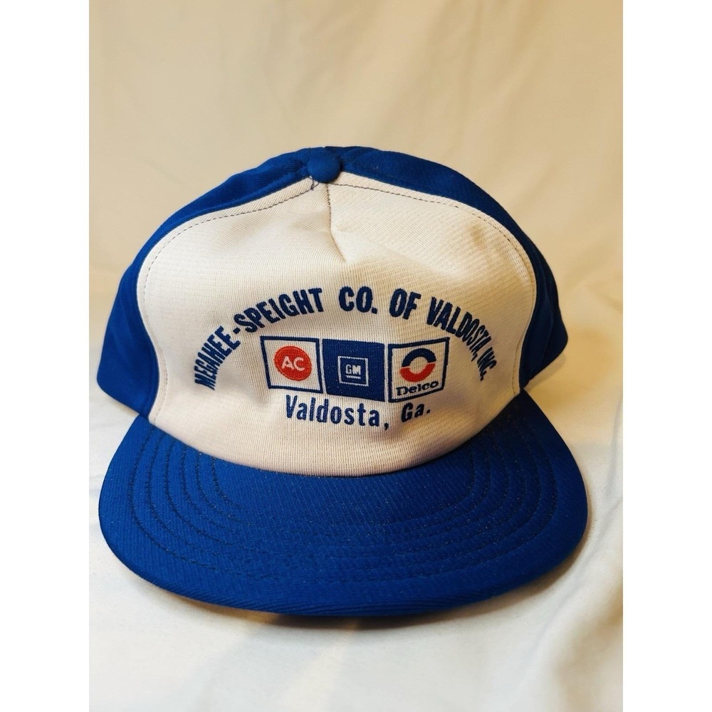 Vintage Megahee Speight AC Delco GM Valdosta GA Georgia Mesh Cap Hat Snapback